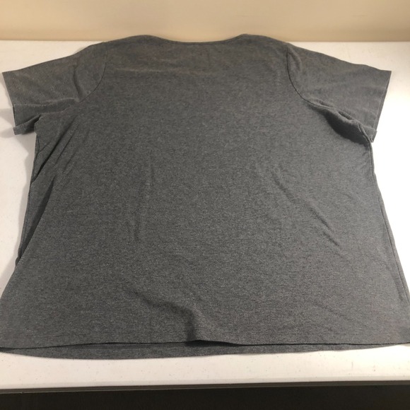 Lands End Short Sleeve T-Shirt Womens Gray Size 3X Shirt Top Casual Minimalist - Picture 3 of 8